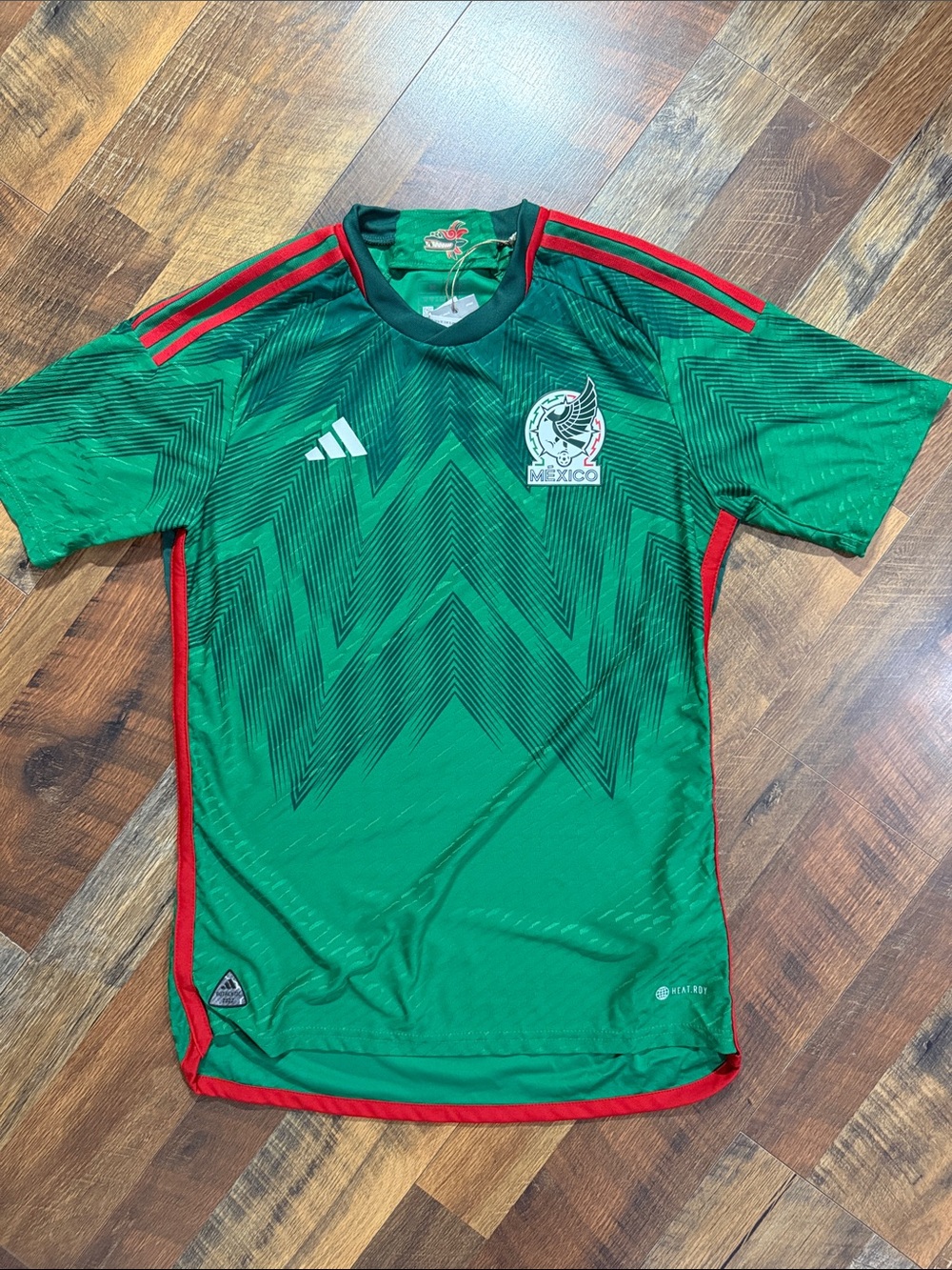adidas Mexico 2022 World Cup Authentic Home Jersey HEAT.RDY Medium NWT